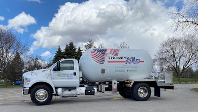 Thompson Gas Propane Truck