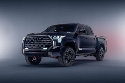 Based on the 1794 Tundra grade, the 1794 Limited Edition comes with a Crew Max cab, 5.5-foot bed, four-wheel drive, and the I-FORCE Max powertrain, all standard.